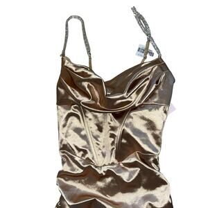 Oh polly brand new bronze dress